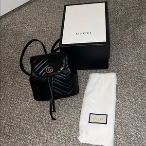 Gucci GG Marmont mini backpack/purse